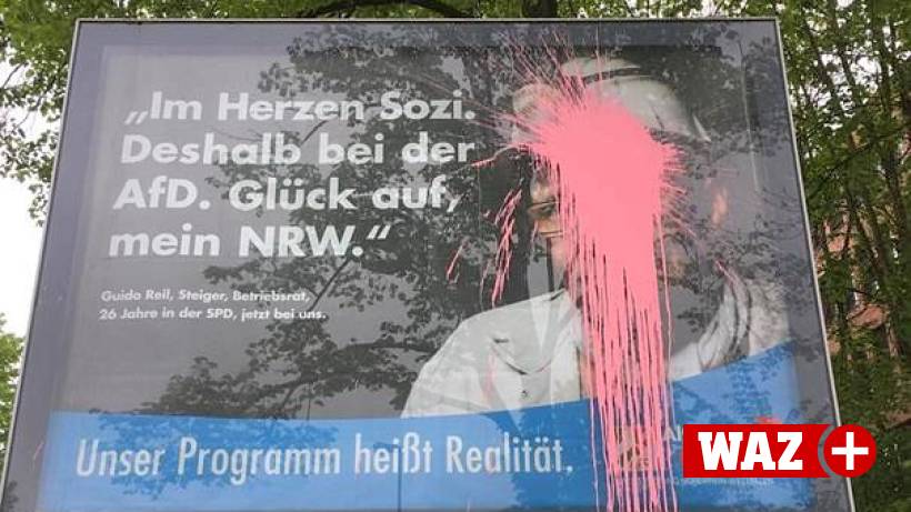 Zahlreiche Wahlplakate Der Afd In Bochum Beschmiert Waz De