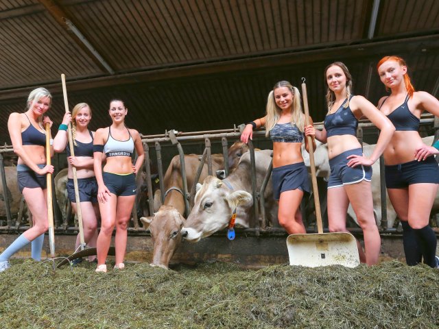 Jungbauernkalender 2017 Sexy Models Posieren Auf Dem Bauernhof Wazde 