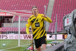 
			Spielbericht: Last-Minute-Tor: Haaland rettet dem BVB einen Punkt in Köln